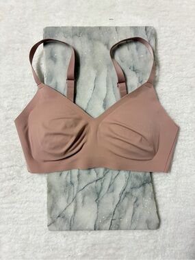 Aerie Real Free Wire-Free Bra Dusty Rose Size Small